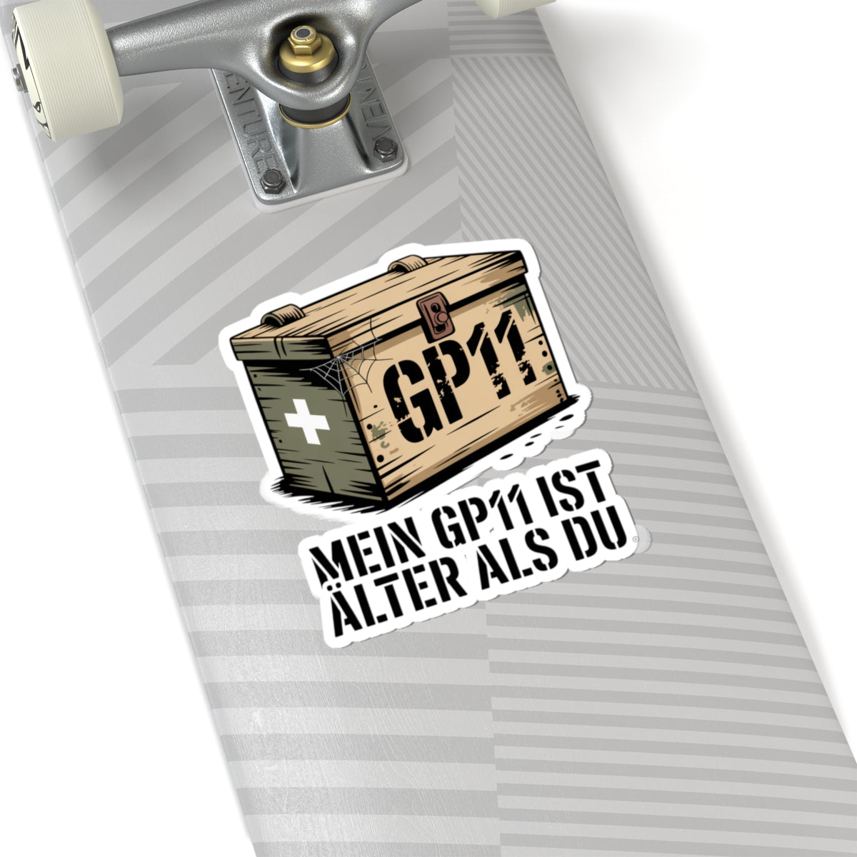 GP11 Sticker Mein GP11 ist älter als du. Lustiger Munitionsbox-Aufkleber für Schützen, Jäger und Waffenliebhaber
