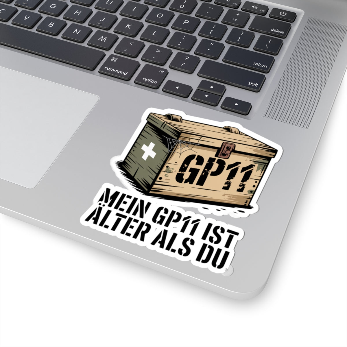 GP11 Sticker Mein GP11 ist älter als du. Lustiger Munitionsbox-Aufkleber für Schützen, Jäger und Waffenliebhaber